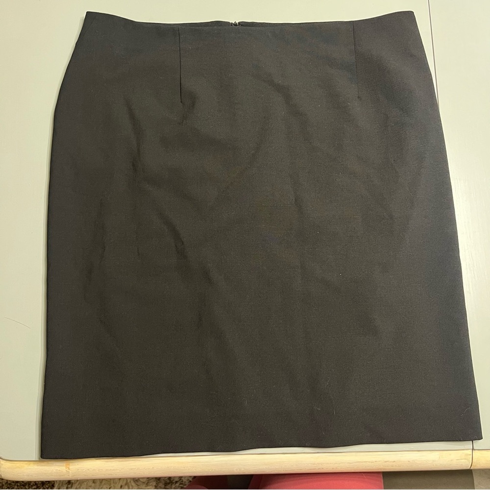 Theory Black Pencil Skirt Size 12